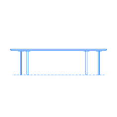 Furniture Coffee Tables Girard Coffee Table Outline Svg File, Free Vectors File